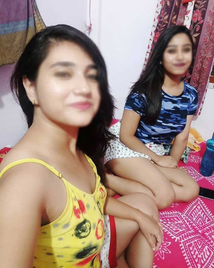 two young Indian call girls at home